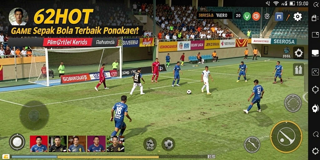 Tampilan gameplay 62HOT yang mendebarkan dan realistis.