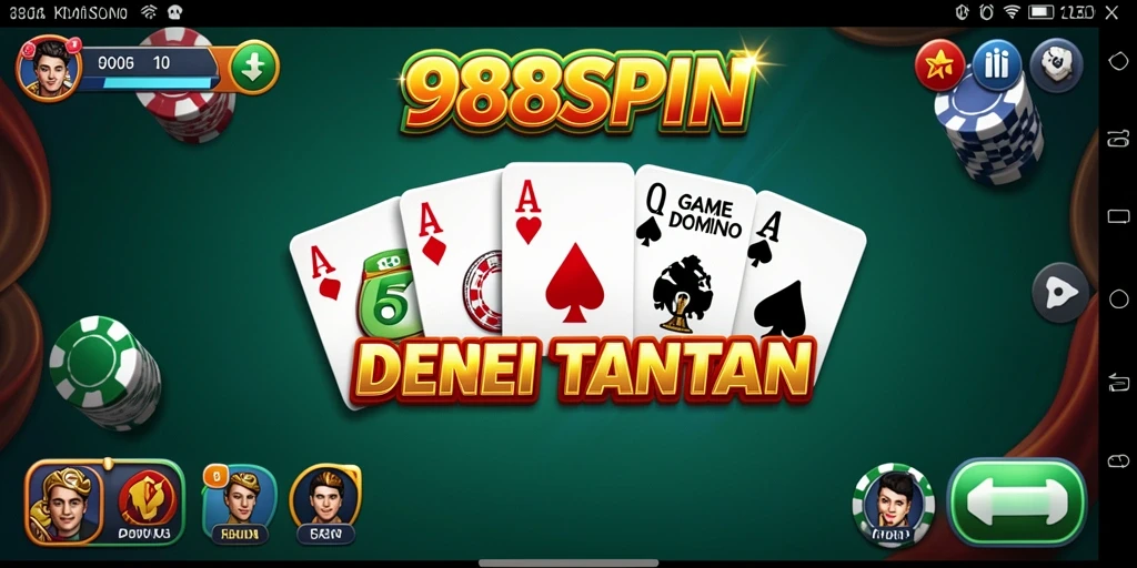Tampilan gameplay seru dan mendebarkan di 988SPIN.