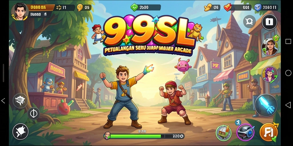 Tampilan gameplay seru 99SL dengan tantangan arcade yang menarik.