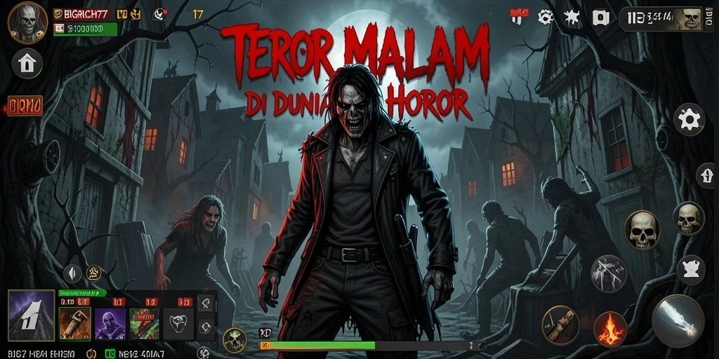 Tampilan gameplay menyeramkan di BIGRICH77 yang memacu adrenalin.