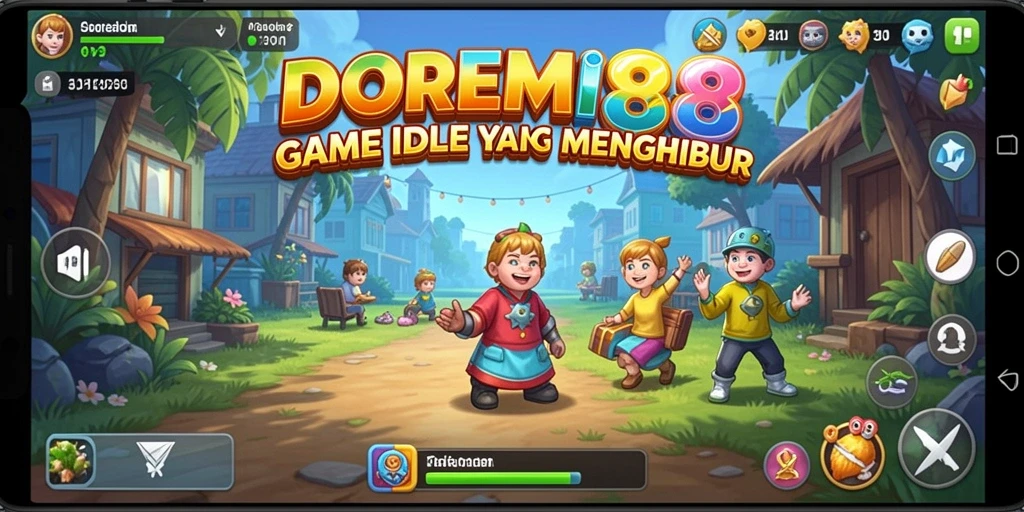 Tampilan gameplay DOREMI88 yang penuh warna dan interaktif.