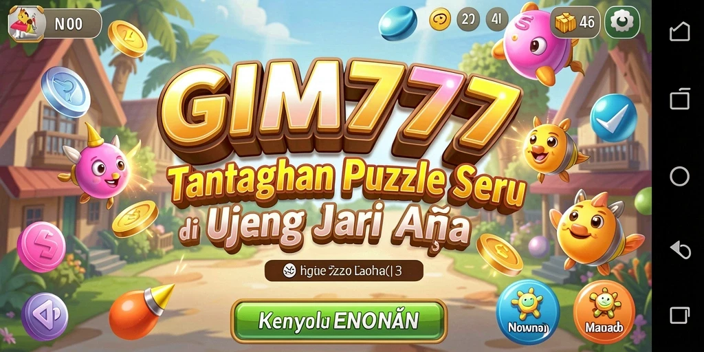 Gameplay seru GIM777 menampilkan berbagai teka-teki menarik.