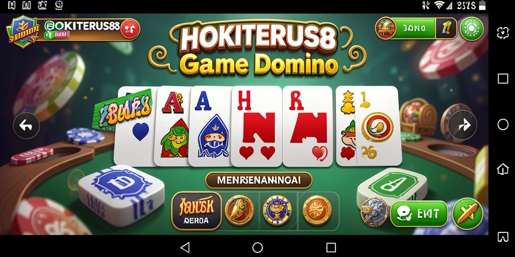 Tampilan gameplay <strong>HOKITERUS88</strong> yang penuh warna dan menarik perhatian.