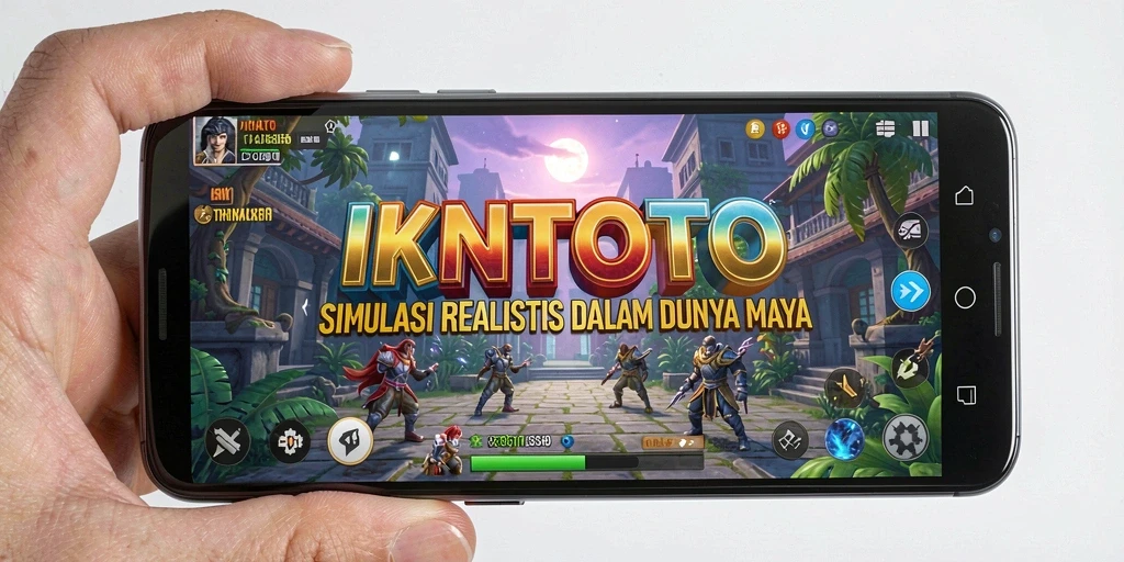 Screenshot gameplay simulasi IKNTOTO yang menampilkan interaksi pemain.