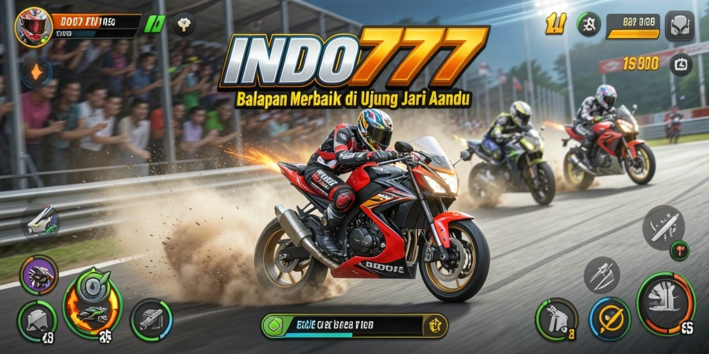 Gameplay seru dari balapan motor di INDO777.