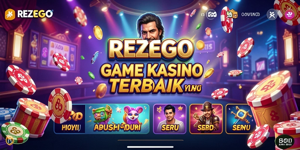 Screenshot gameplay REZEGO yang menunjukkan keseruan permainan Kasino.