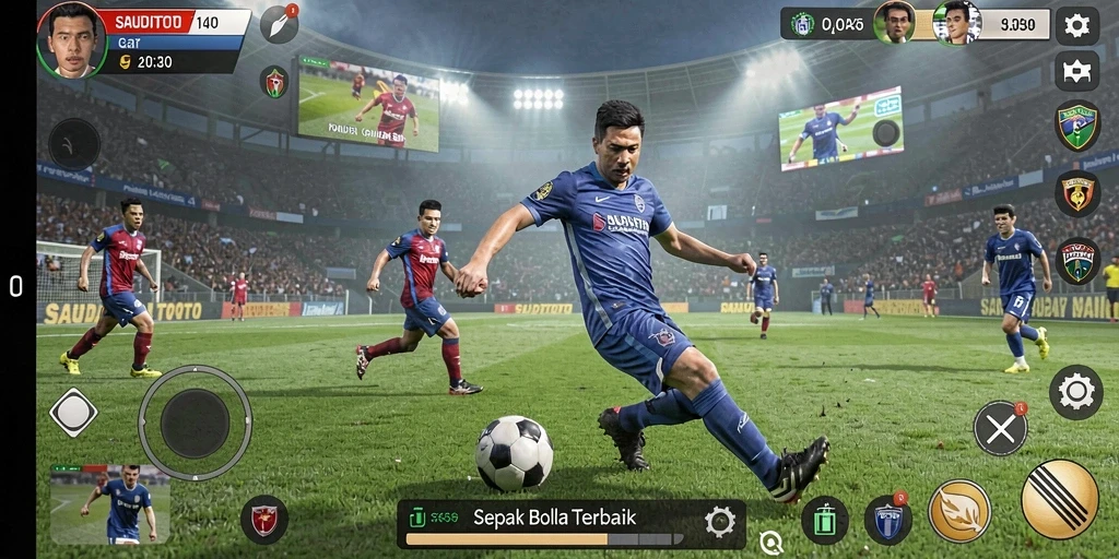 Tampilan gameplay menarik dari SAUDITOTO saat pertandingan berlangsung.