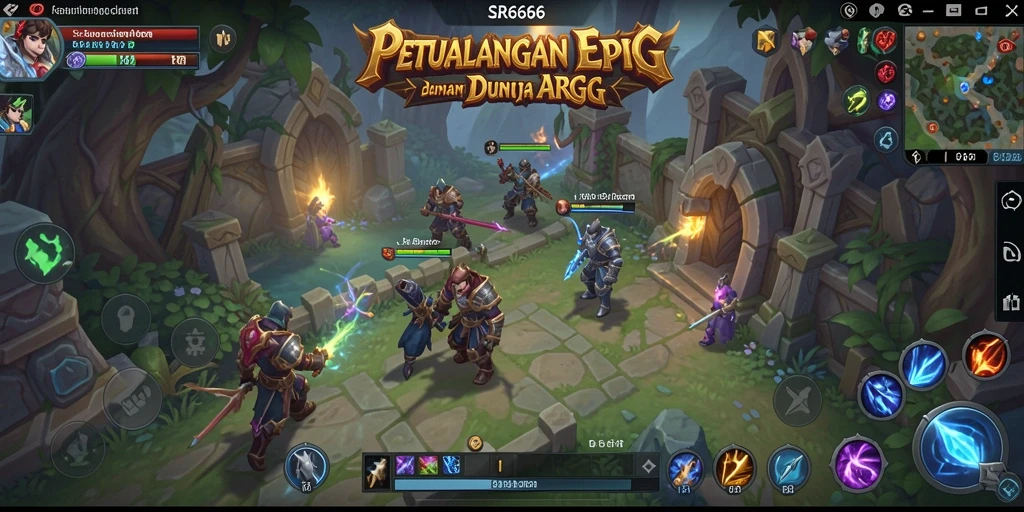 Tampilan gameplay seru dalam dunia ARPG SR6666.