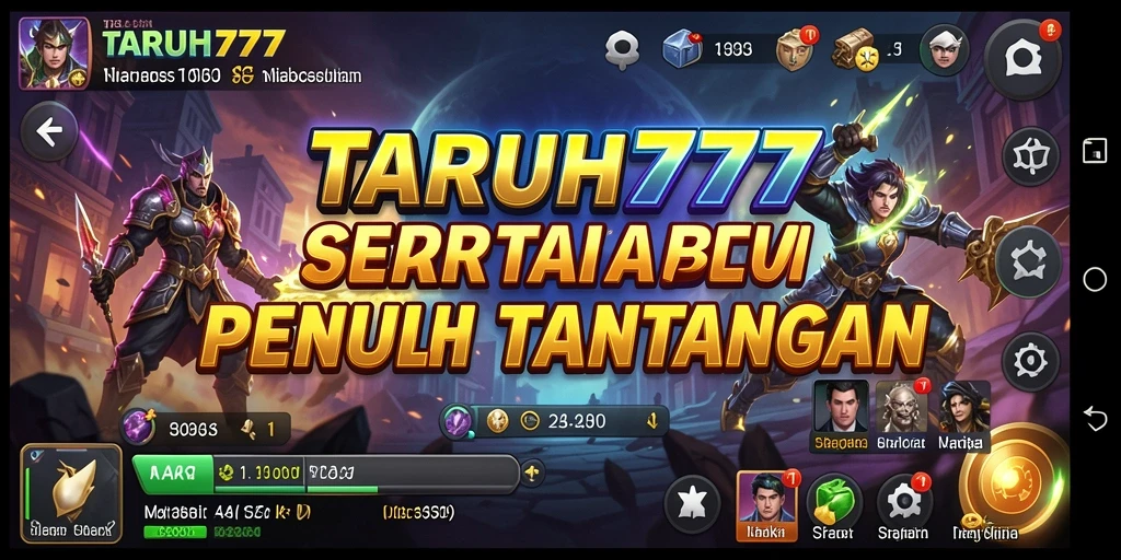 Screenshot TARUH777 menunjukkan gameplay strategi yang intens.