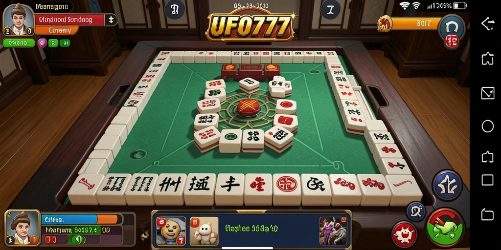 Tampilan gameplay Mahjong yang menantang dan seru di UFO777.