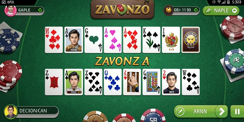 Tampilan gameplay ZAVONZO yang menarik dan seru.
