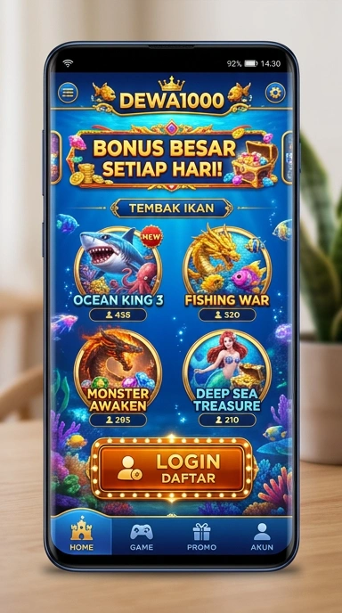 Screenshot fitur unggulan dari dewa1000.